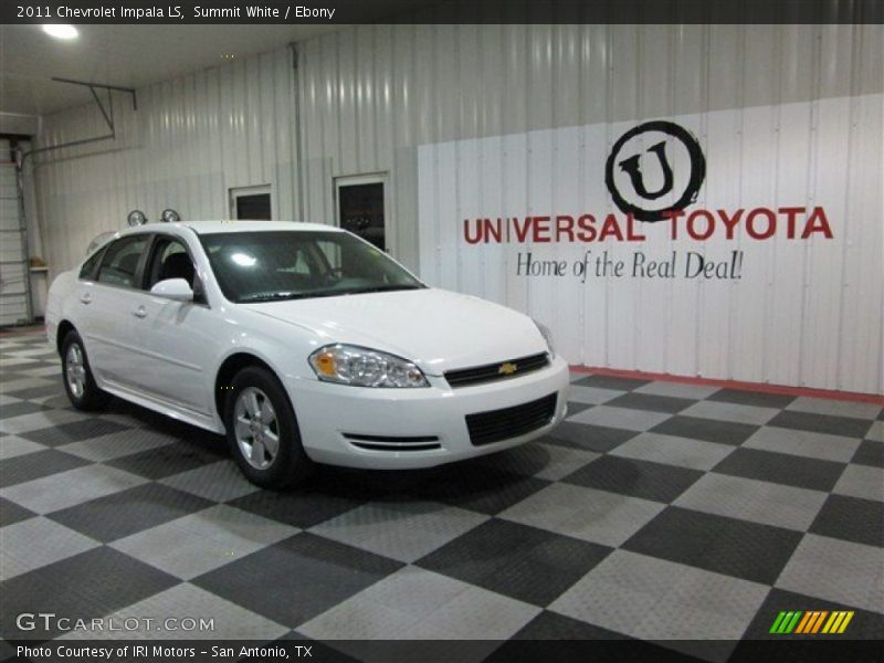 Summit White / Ebony 2011 Chevrolet Impala LS