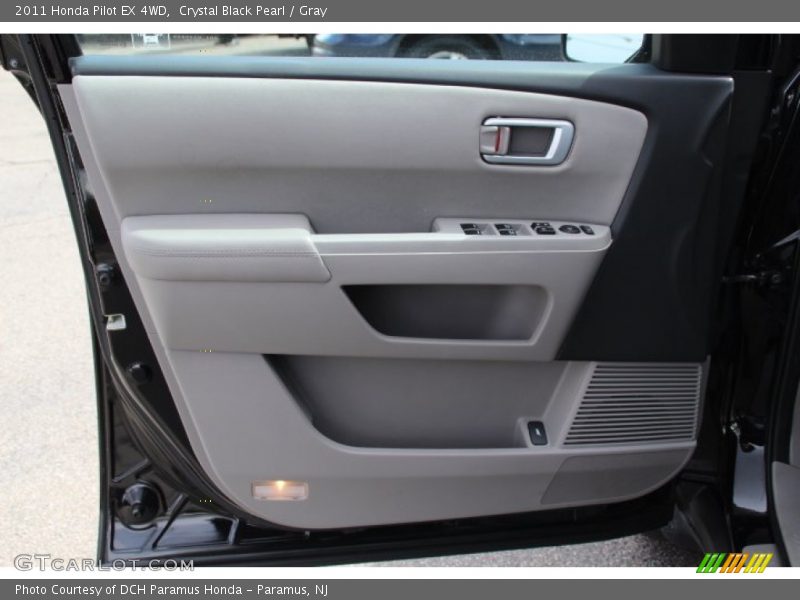 Crystal Black Pearl / Gray 2011 Honda Pilot EX 4WD