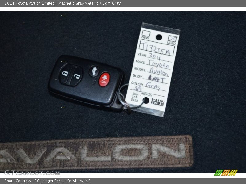Magnetic Gray Metallic / Light Gray 2011 Toyota Avalon Limited