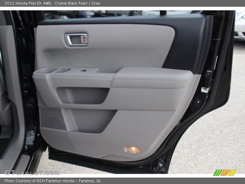Crystal Black Pearl / Gray 2011 Honda Pilot EX 4WD
