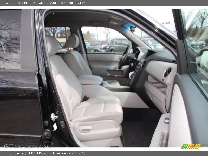 Crystal Black Pearl / Gray 2011 Honda Pilot EX 4WD