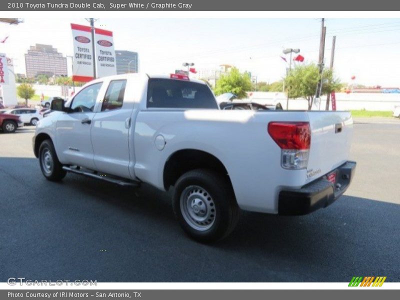 Super White / Graphite Gray 2010 Toyota Tundra Double Cab