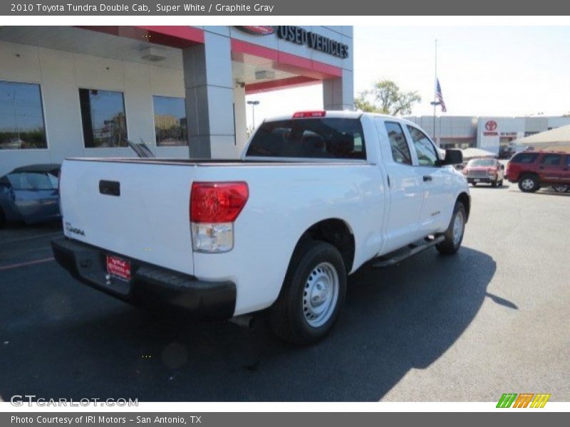 Super White / Graphite Gray 2010 Toyota Tundra Double Cab