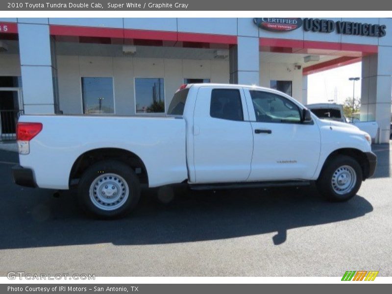 Super White / Graphite Gray 2010 Toyota Tundra Double Cab