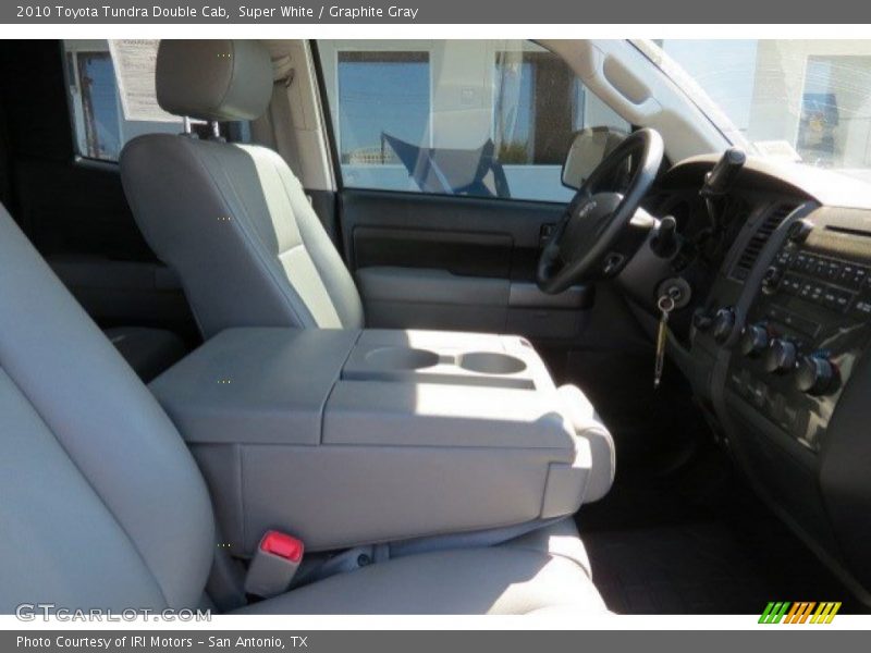 Super White / Graphite Gray 2010 Toyota Tundra Double Cab