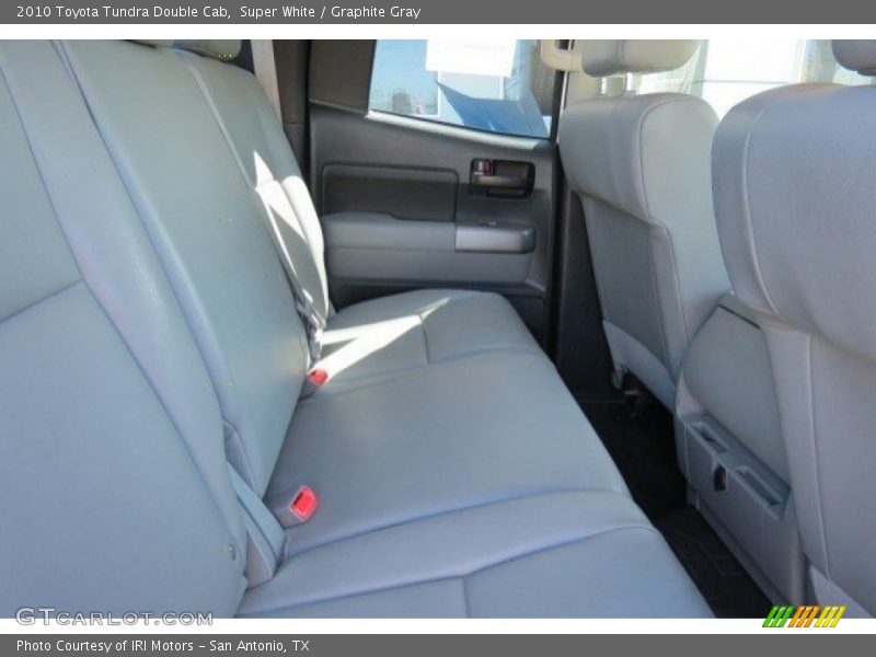Super White / Graphite Gray 2010 Toyota Tundra Double Cab