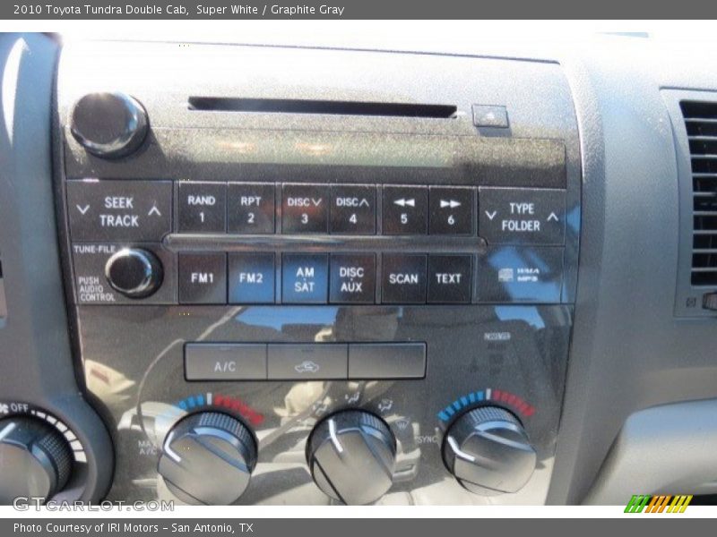 Super White / Graphite Gray 2010 Toyota Tundra Double Cab