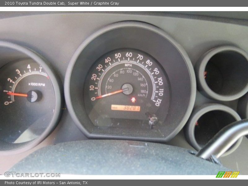 Super White / Graphite Gray 2010 Toyota Tundra Double Cab