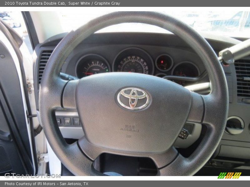 Super White / Graphite Gray 2010 Toyota Tundra Double Cab