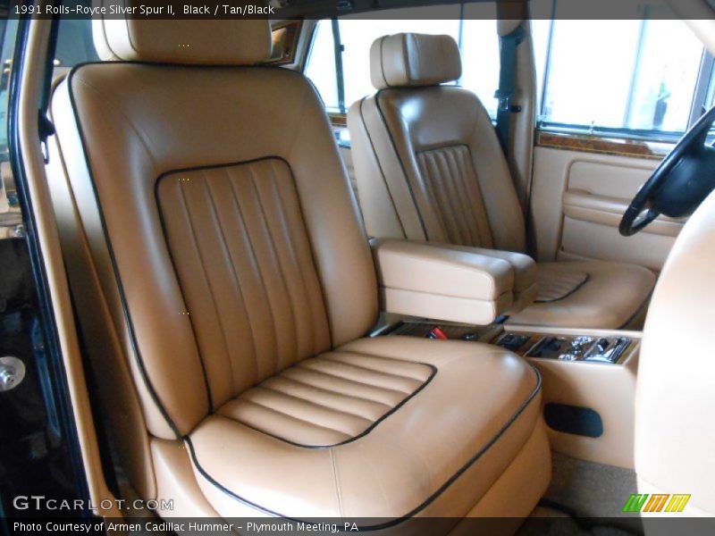 Front Seat of 1991 Silver Spur II 