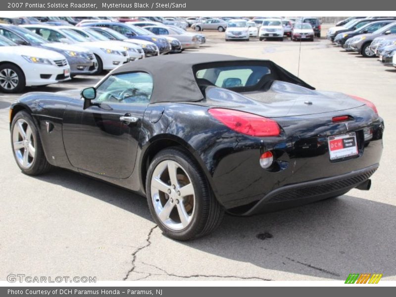 Mysterious Black / Steel/Sand 2007 Pontiac Solstice Roadster