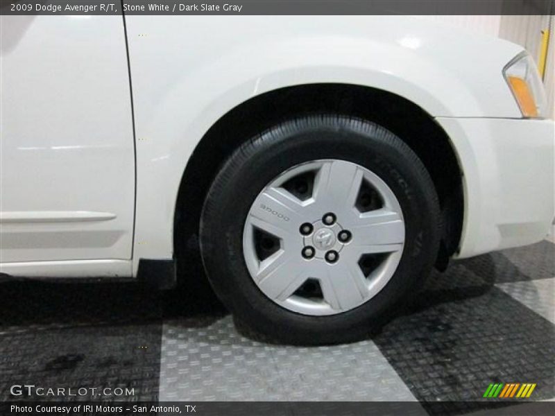 Stone White / Dark Slate Gray 2009 Dodge Avenger R/T