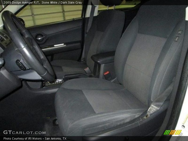 Stone White / Dark Slate Gray 2009 Dodge Avenger R/T