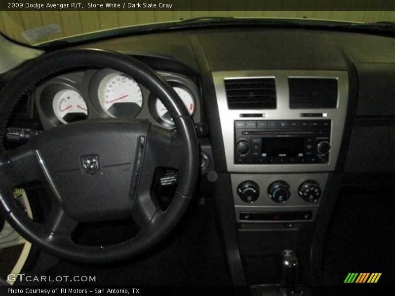 Stone White / Dark Slate Gray 2009 Dodge Avenger R/T