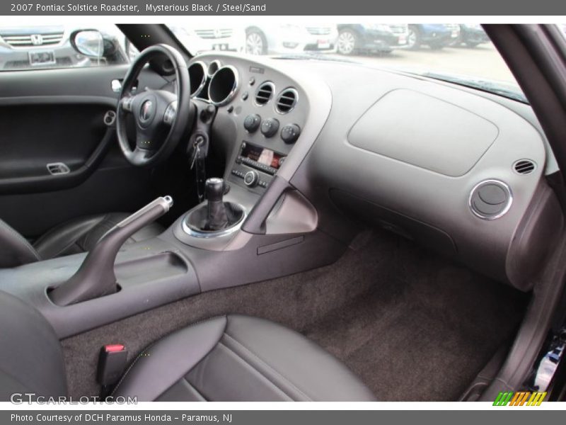 Mysterious Black / Steel/Sand 2007 Pontiac Solstice Roadster