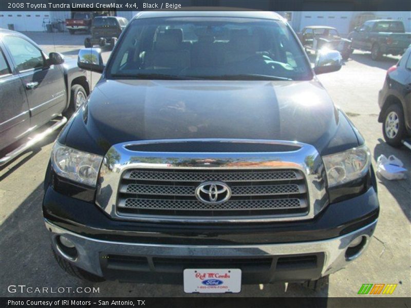 Black / Beige 2008 Toyota Tundra Limited CrewMax 4x4