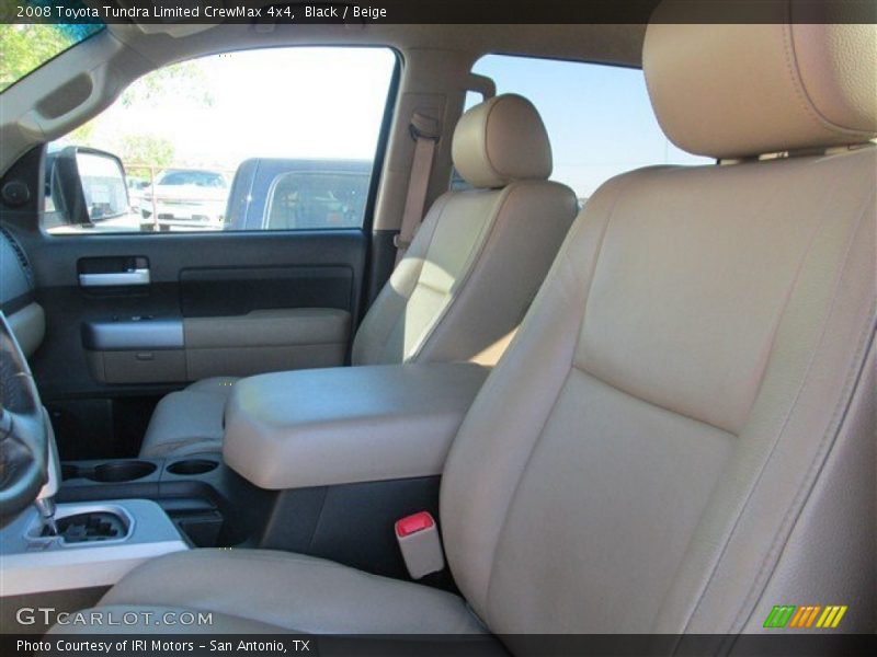 Black / Beige 2008 Toyota Tundra Limited CrewMax 4x4