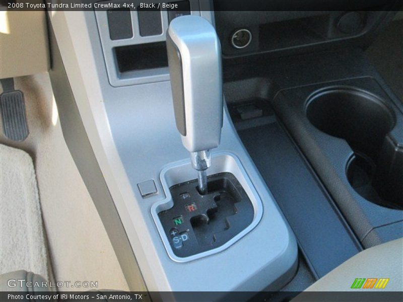 Black / Beige 2008 Toyota Tundra Limited CrewMax 4x4