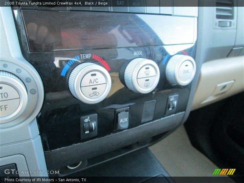 Black / Beige 2008 Toyota Tundra Limited CrewMax 4x4