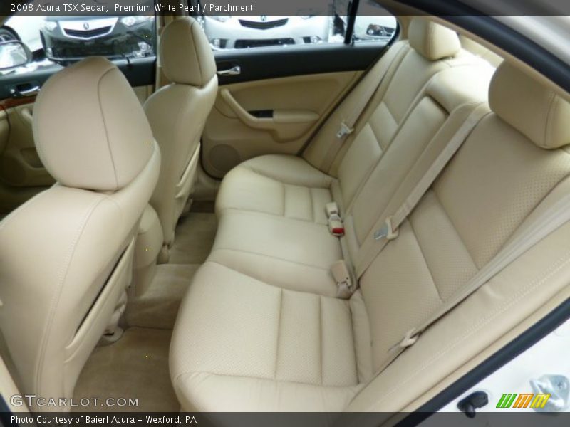 Premium White Pearl / Parchment 2008 Acura TSX Sedan