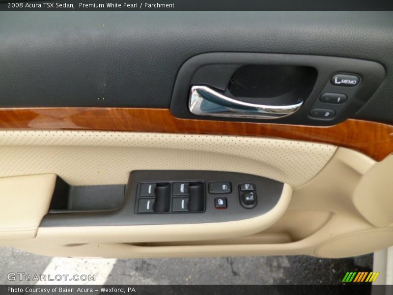 Premium White Pearl / Parchment 2008 Acura TSX Sedan