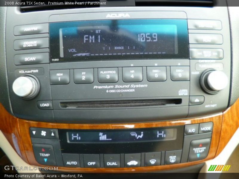 Premium White Pearl / Parchment 2008 Acura TSX Sedan