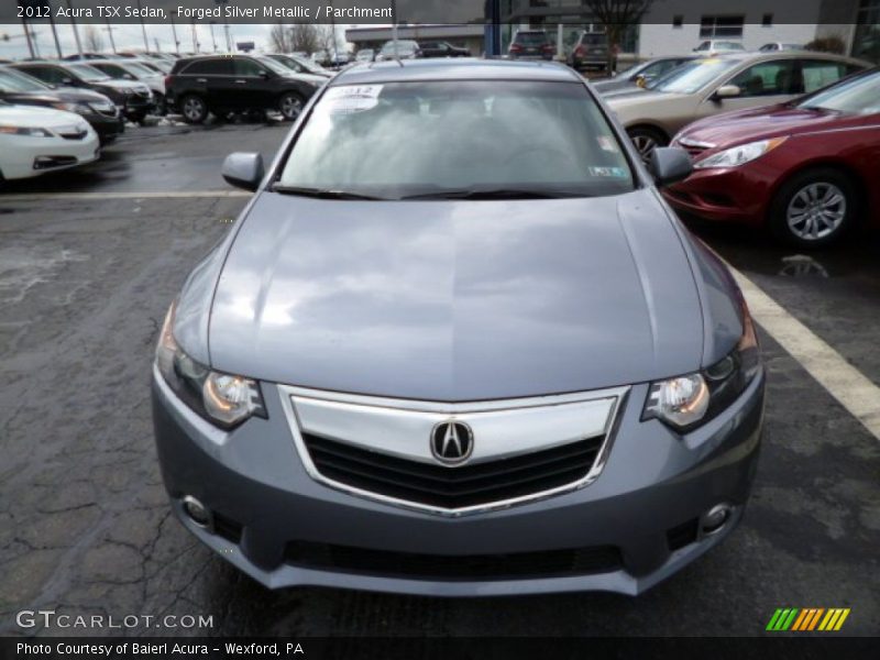Forged Silver Metallic / Parchment 2012 Acura TSX Sedan