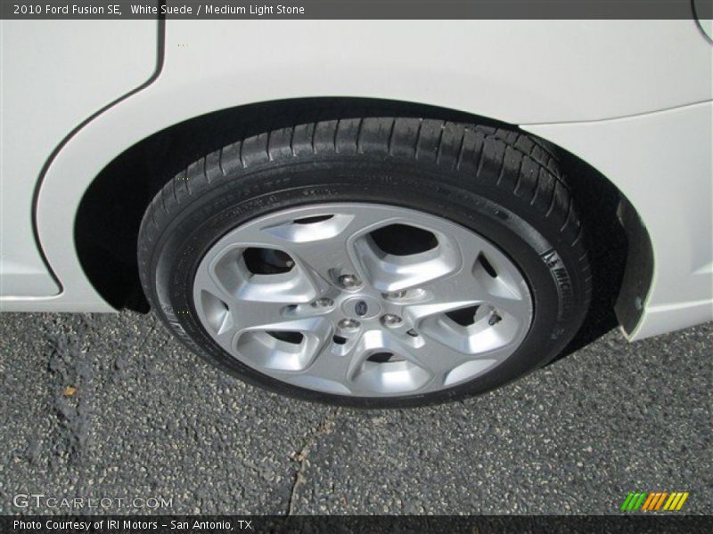 White Suede / Medium Light Stone 2010 Ford Fusion SE