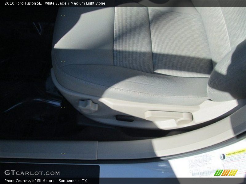 White Suede / Medium Light Stone 2010 Ford Fusion SE