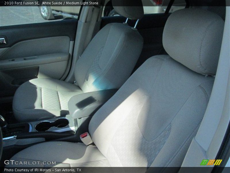 White Suede / Medium Light Stone 2010 Ford Fusion SE