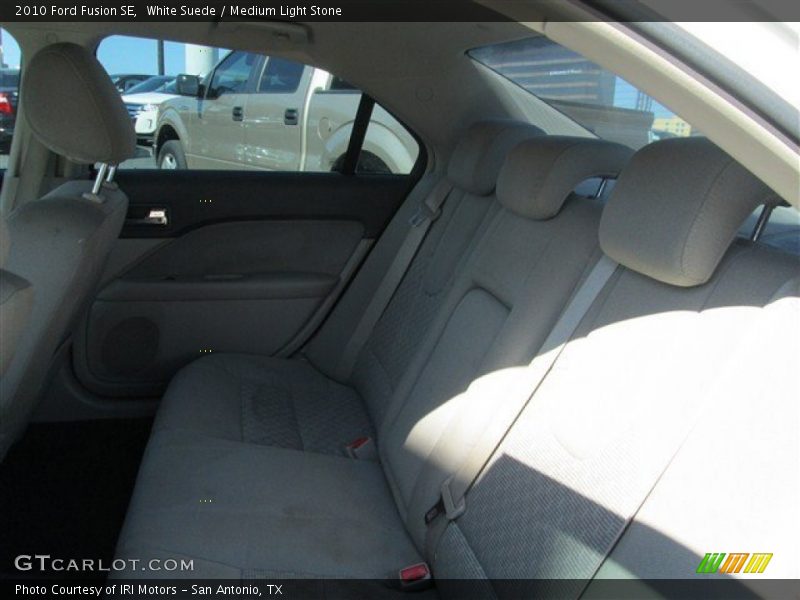 White Suede / Medium Light Stone 2010 Ford Fusion SE