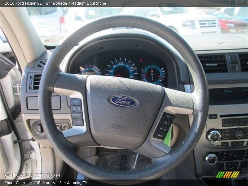 White Suede / Medium Light Stone 2010 Ford Fusion SE