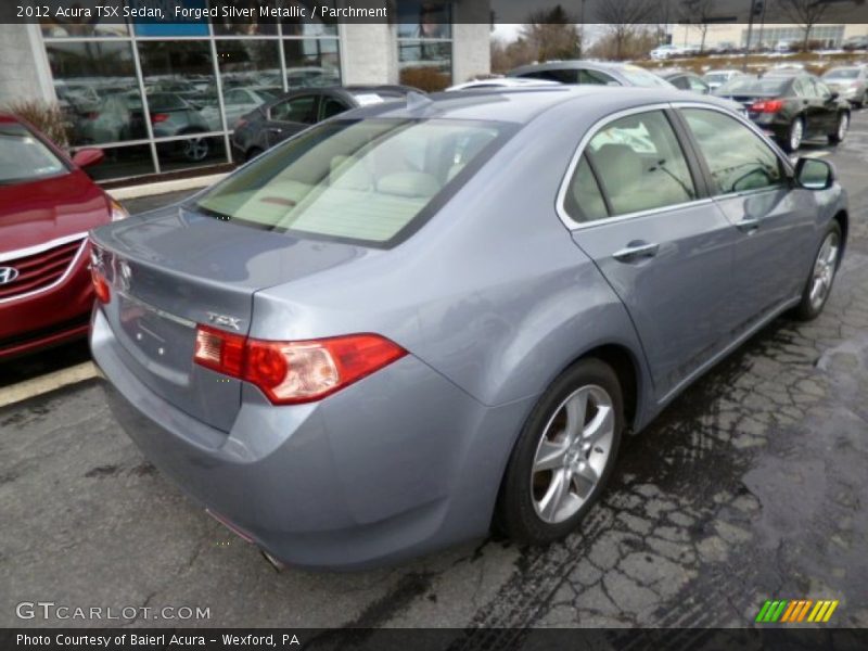 Forged Silver Metallic / Parchment 2012 Acura TSX Sedan