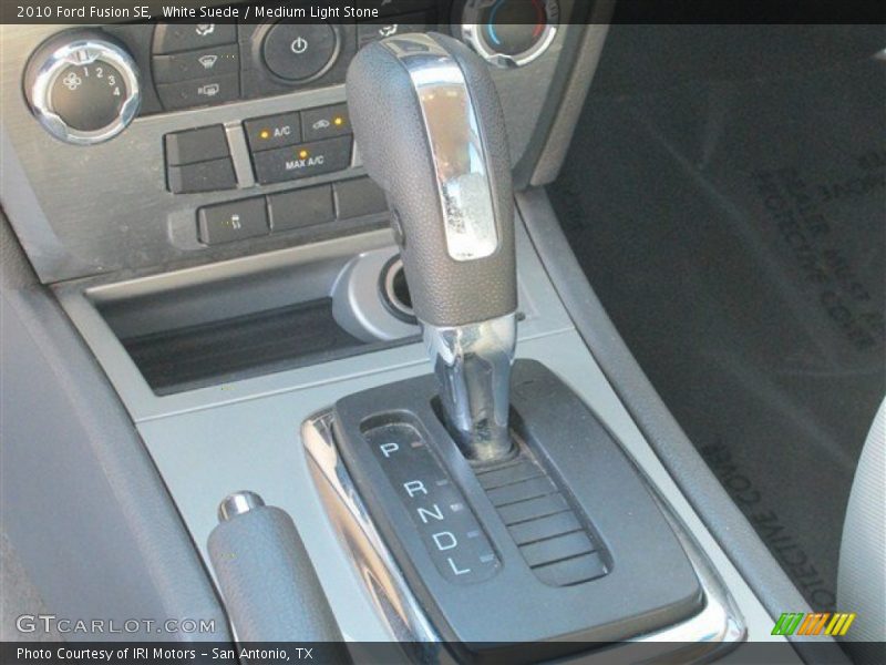 White Suede / Medium Light Stone 2010 Ford Fusion SE