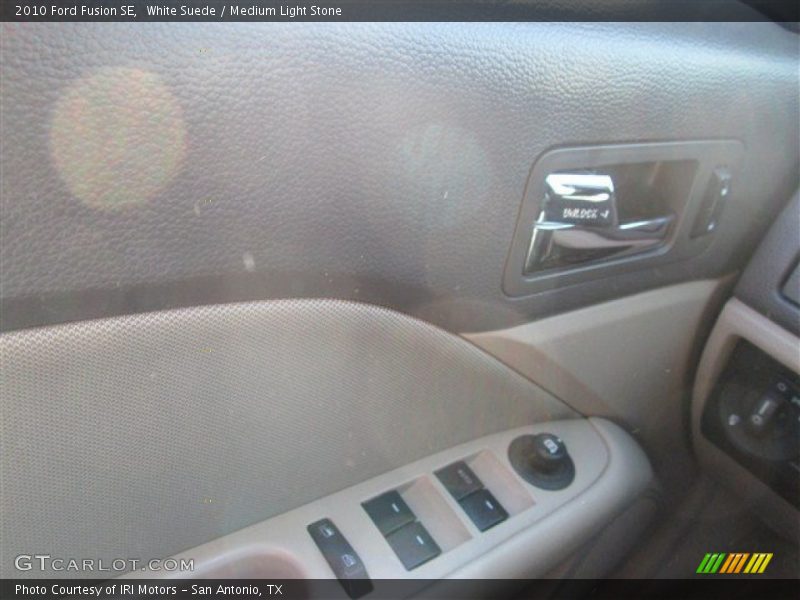 White Suede / Medium Light Stone 2010 Ford Fusion SE