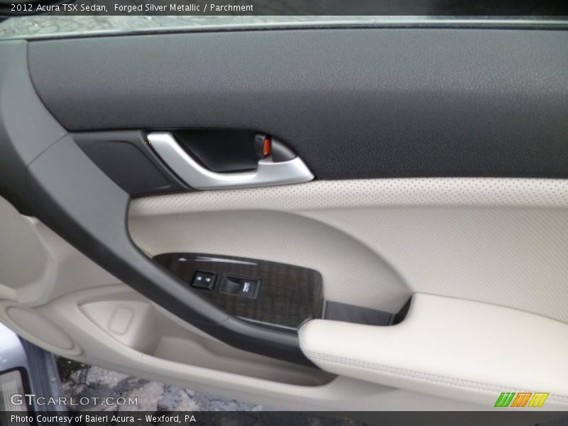 Forged Silver Metallic / Parchment 2012 Acura TSX Sedan