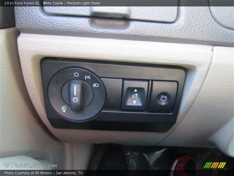White Suede / Medium Light Stone 2010 Ford Fusion SE