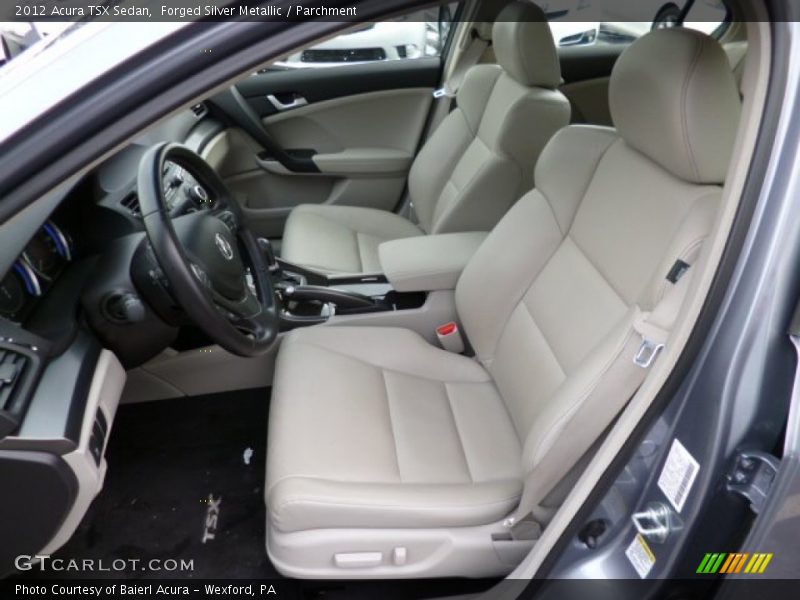 Forged Silver Metallic / Parchment 2012 Acura TSX Sedan