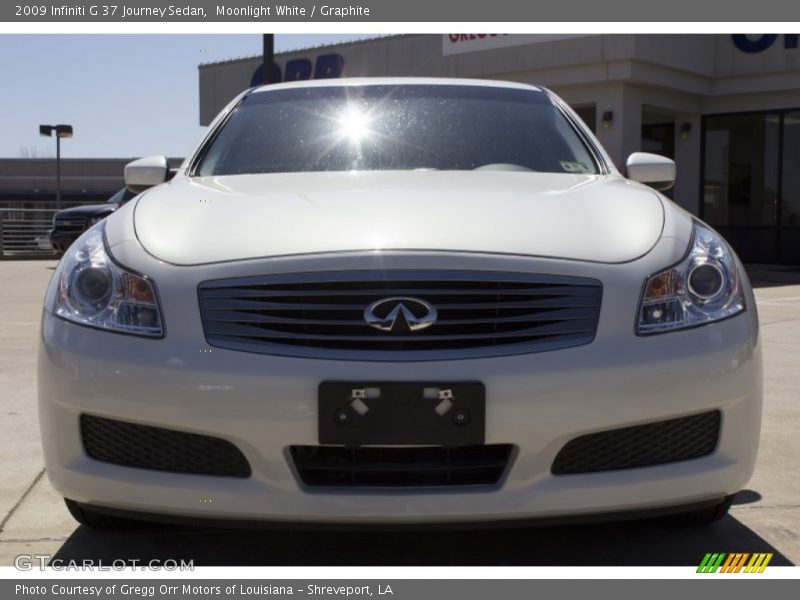 Moonlight White / Graphite 2009 Infiniti G 37 Journey Sedan
