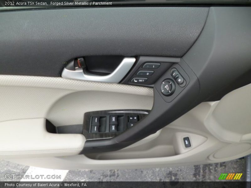 Forged Silver Metallic / Parchment 2012 Acura TSX Sedan