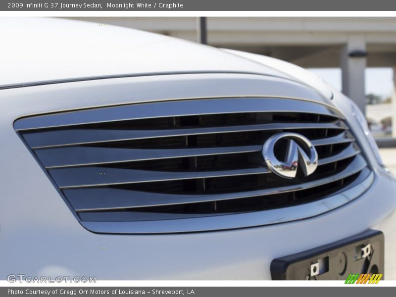 Moonlight White / Graphite 2009 Infiniti G 37 Journey Sedan