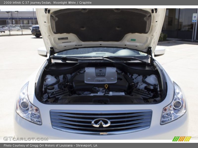 Moonlight White / Graphite 2009 Infiniti G 37 Journey Sedan
