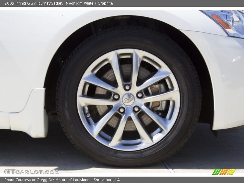 Moonlight White / Graphite 2009 Infiniti G 37 Journey Sedan