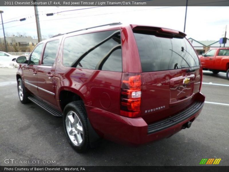 Red Jewel Tintcoat / Light Titanium/Dark Titanium 2011 Chevrolet Suburban LT 4x4
