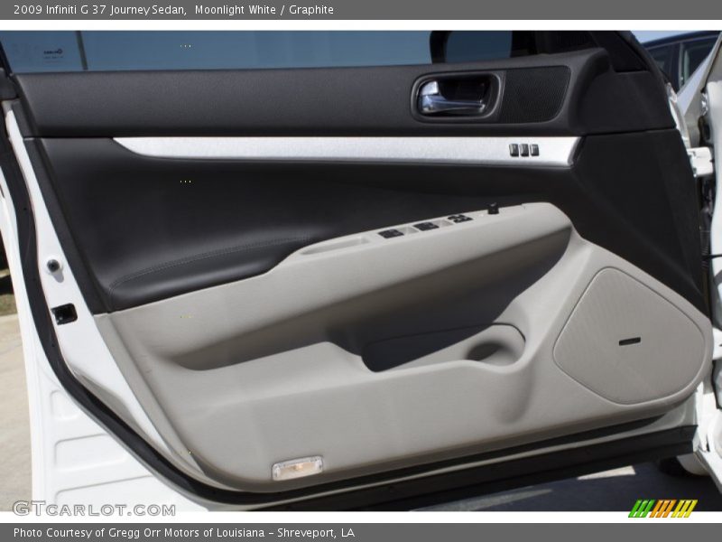 Moonlight White / Graphite 2009 Infiniti G 37 Journey Sedan