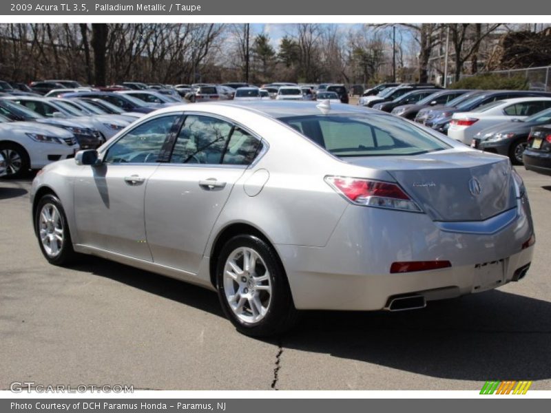 Palladium Metallic / Taupe 2009 Acura TL 3.5