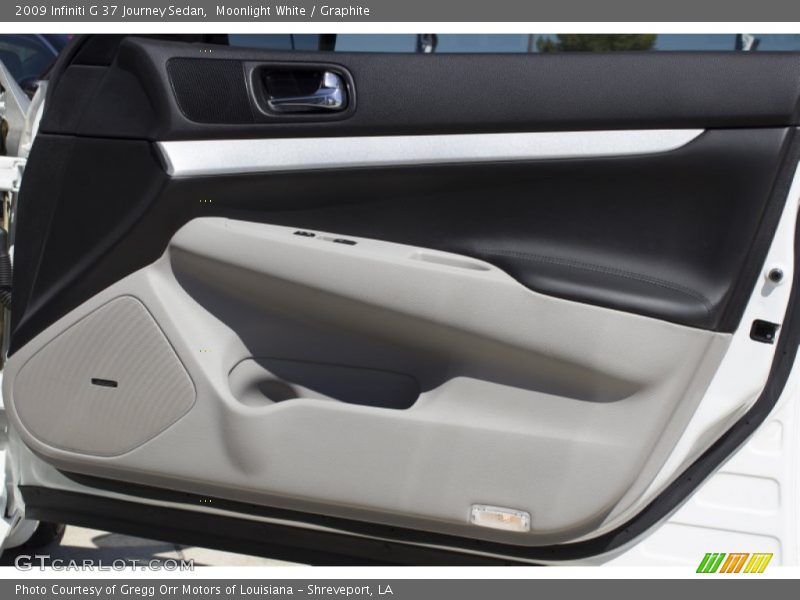 Moonlight White / Graphite 2009 Infiniti G 37 Journey Sedan