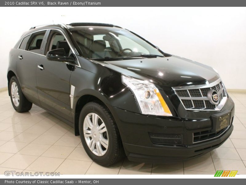 Black Raven / Ebony/Titanium 2010 Cadillac SRX V6