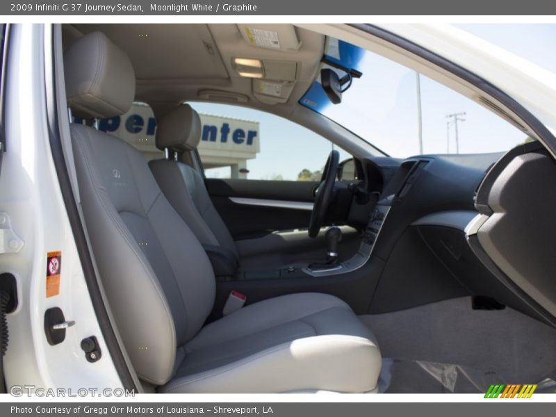 Moonlight White / Graphite 2009 Infiniti G 37 Journey Sedan