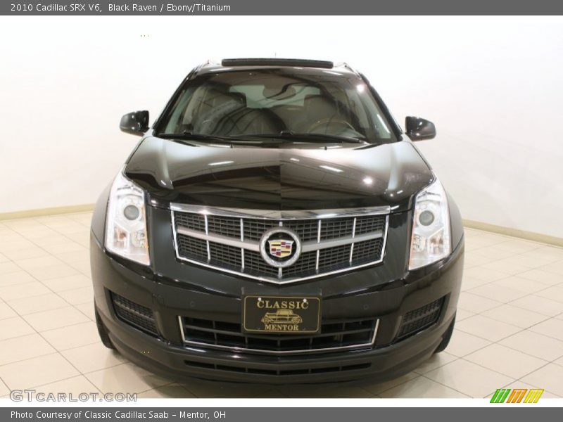 Black Raven / Ebony/Titanium 2010 Cadillac SRX V6
